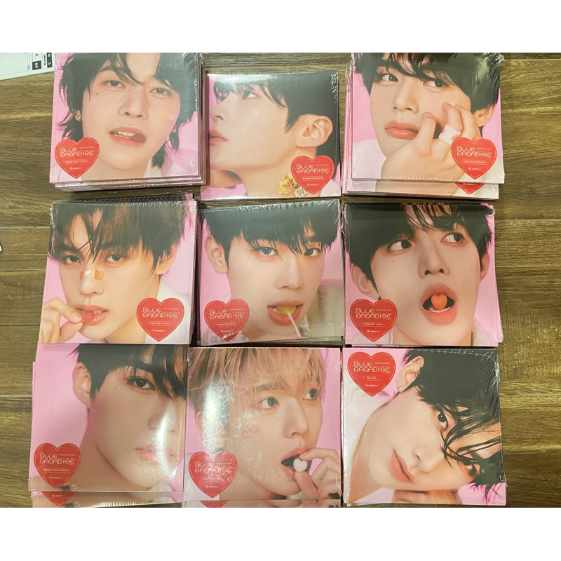 พร้อมส่ง zerobaseone zb1 เจเบวัน blue paradise digipack ไม่แกะ/บั้มเปล่า