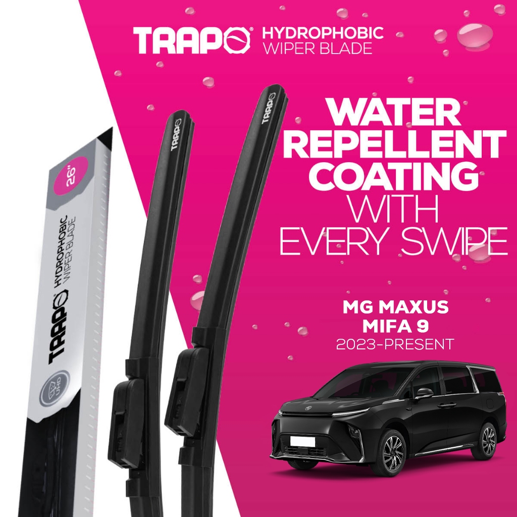 ที่ปัดน้ำฝน Trapo Hydrophobic MG Maxus 9 (2023-ปัจจุบัน) 1 Set