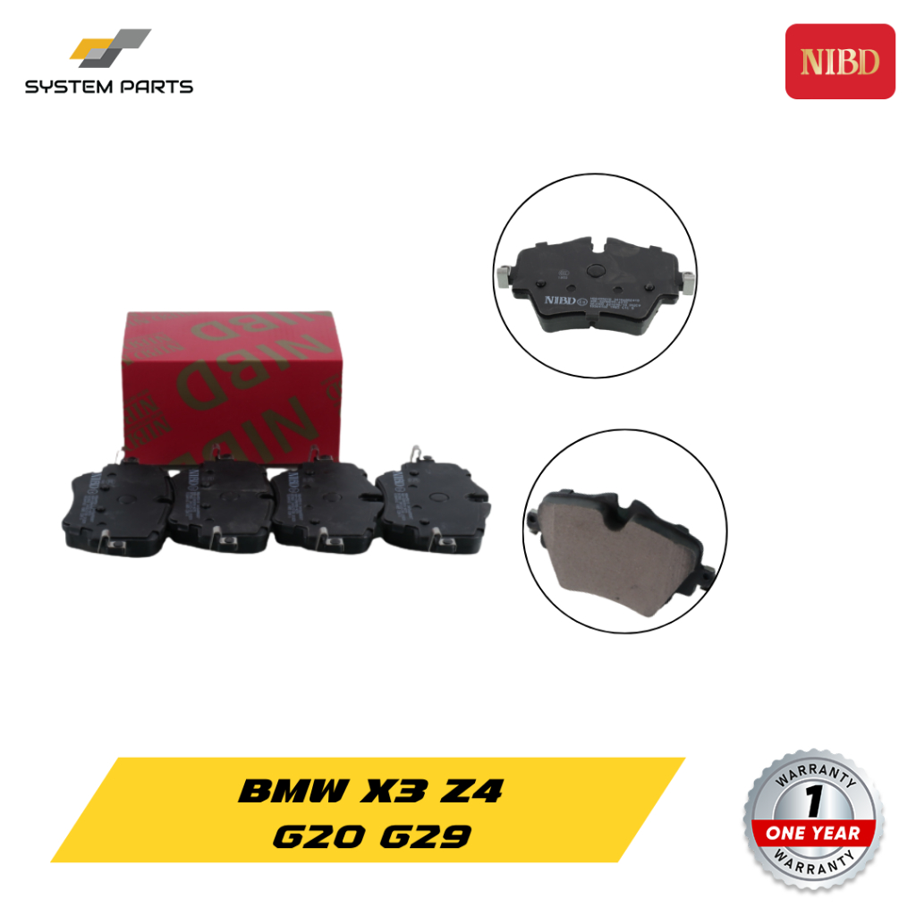ผ้าเบรคหน้า NIBD BMW X3 Z4 Model G20 G29