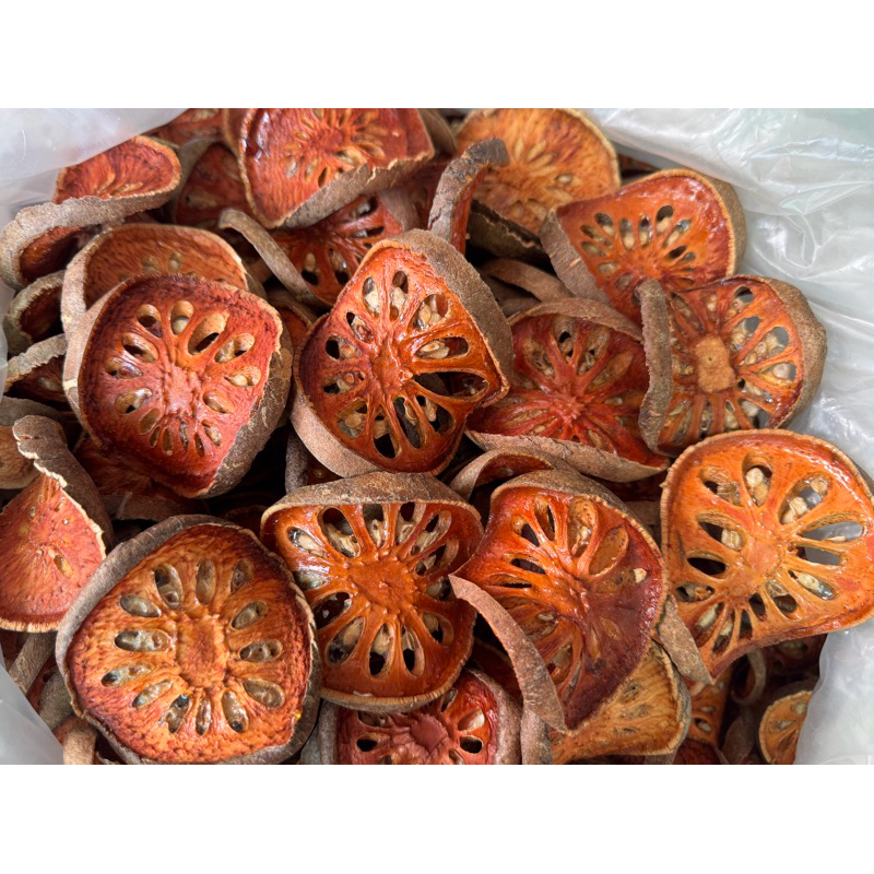 มะตูมแห้ง 1 กิโลกรัม สะอาด แว่นใหญ่ ออร์แกนิก