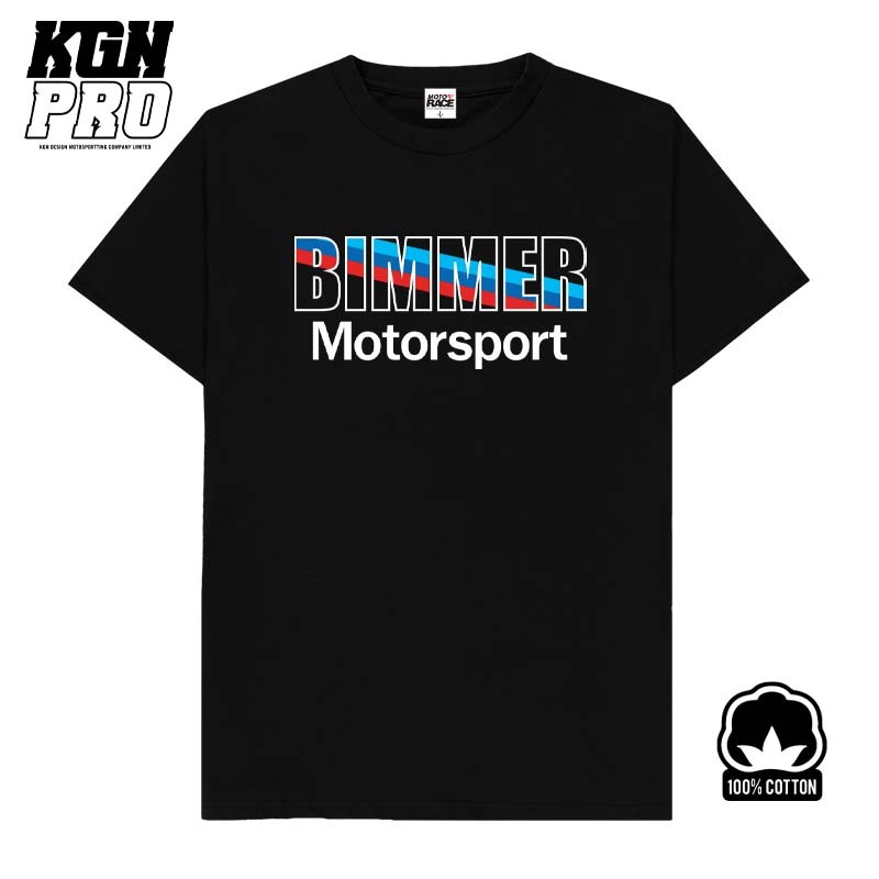 เสื้อยืด RACING คอกลม เสื้อซิ่ง COTTON100% [BMW BIMMER]