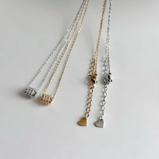 Socrush.bkk | GLIMMER necklace | SN-045 | สร้อยคอ จี้ มินิมอล