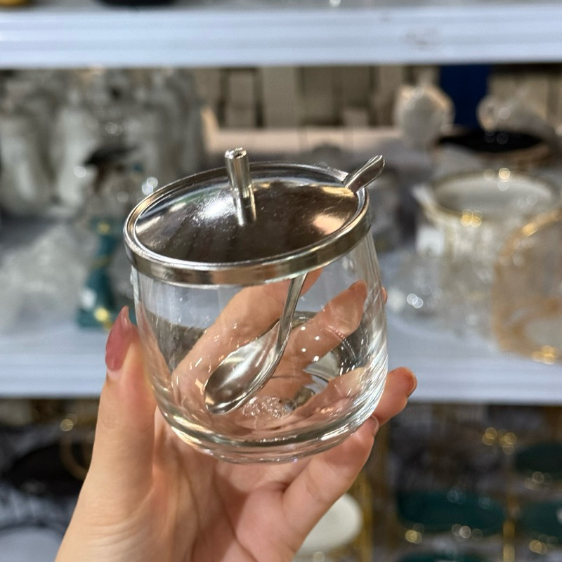 ใส่พริกน้ำปลา 6oz แก้ว+ช้อน+ฝา ราคา ถูกที่สุด ดีลบีเคเค แกลเลอรีภาพที่ 2