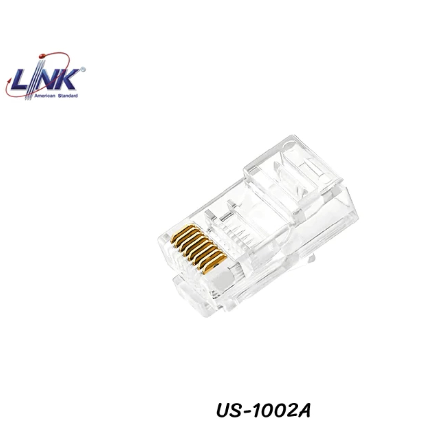 พร้อมส่ง CAT6 RJ45 Plug LINK รุ่น US-1002A (แพ็ก 10 ชิ้น)