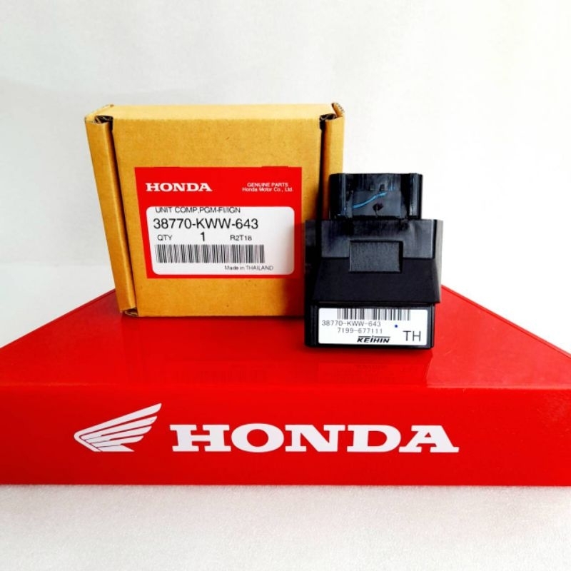 กล่องไฟ ECM แท้ศูนย์ WAVE110 i ( ปี2011-2013 ) ระหัส 38770-KWW-643