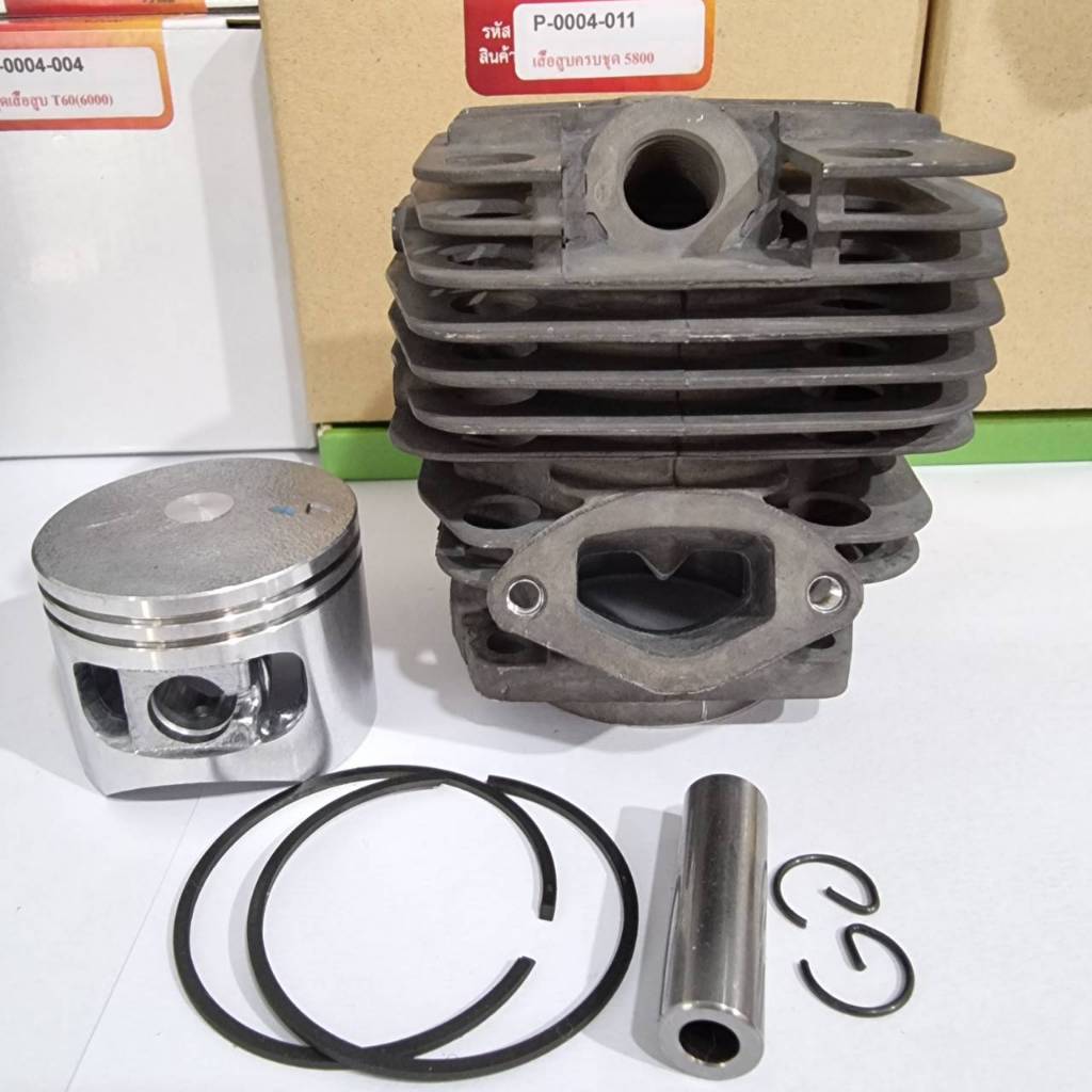 ชุดลูกสูบแหวนเลื่อยยนต์5800กระทิงดำ