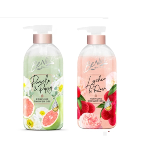 BENICE - Perfume Shower Gel บีไนซ์ เพอร์ฟูม ชาวเวอร์ เจล 450 มล.(มี 2 กลิ่น )