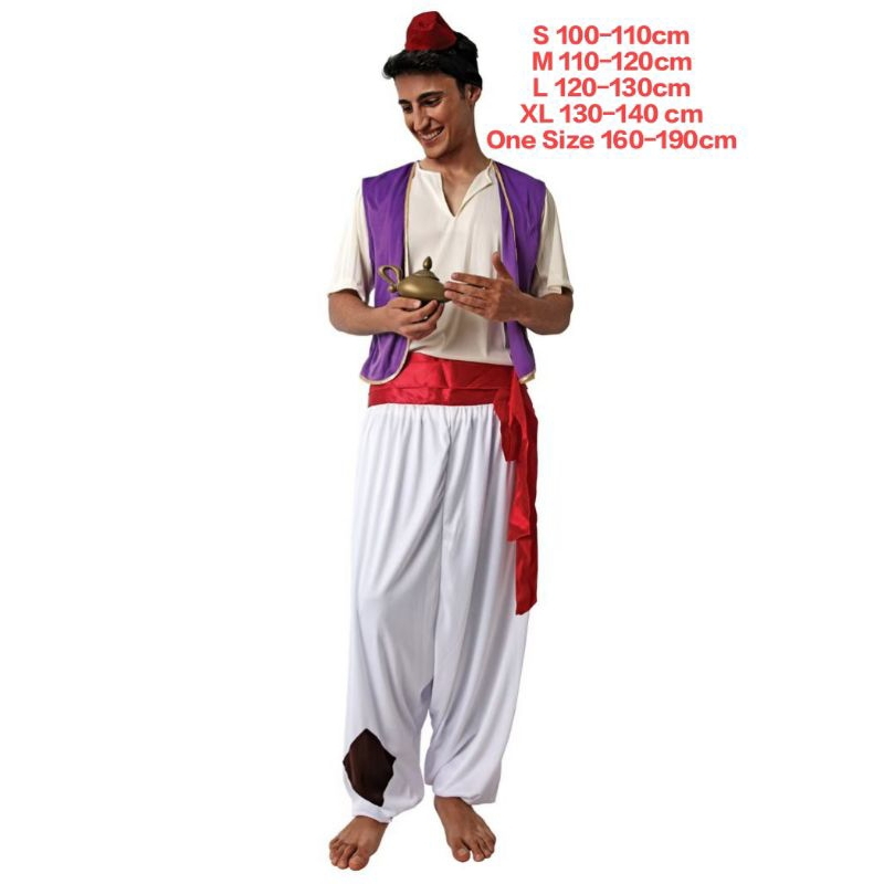 พร้อมส่ง ชุดอลาดิน  ของเด็ก-ผู้ใหญ่ ชุดอินเดีย ชุดแขก Aladdin's Costume