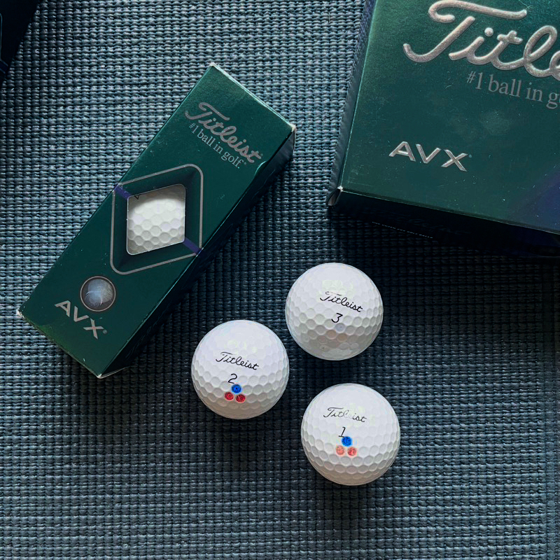 ลูกกอล์ฟ Titleist AVX มือสอง ของแท้ second hand Titleist AVX golf balls