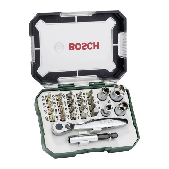 BOSCH : ชุดไขควง 27 ชิ้น X-LINE 27 ANGLE : 2607017392 / ของแท้