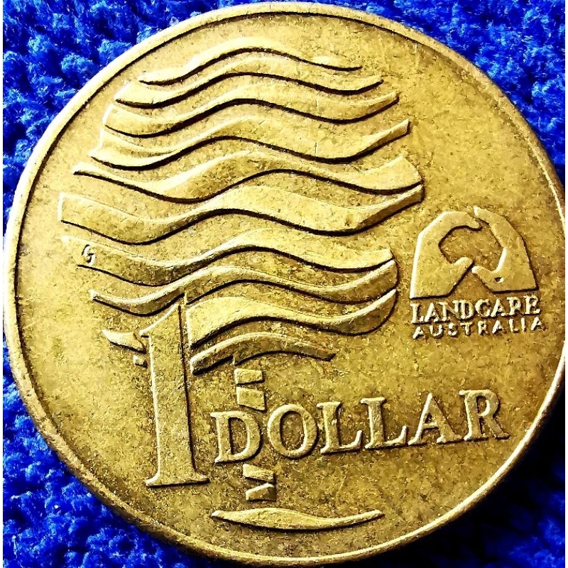 เหรียญ​ออสเตรเลีย​ Australia, 1 Dollar, (ที่ระลึก​Landcare Australia), #​4156, ใช้แล้ว