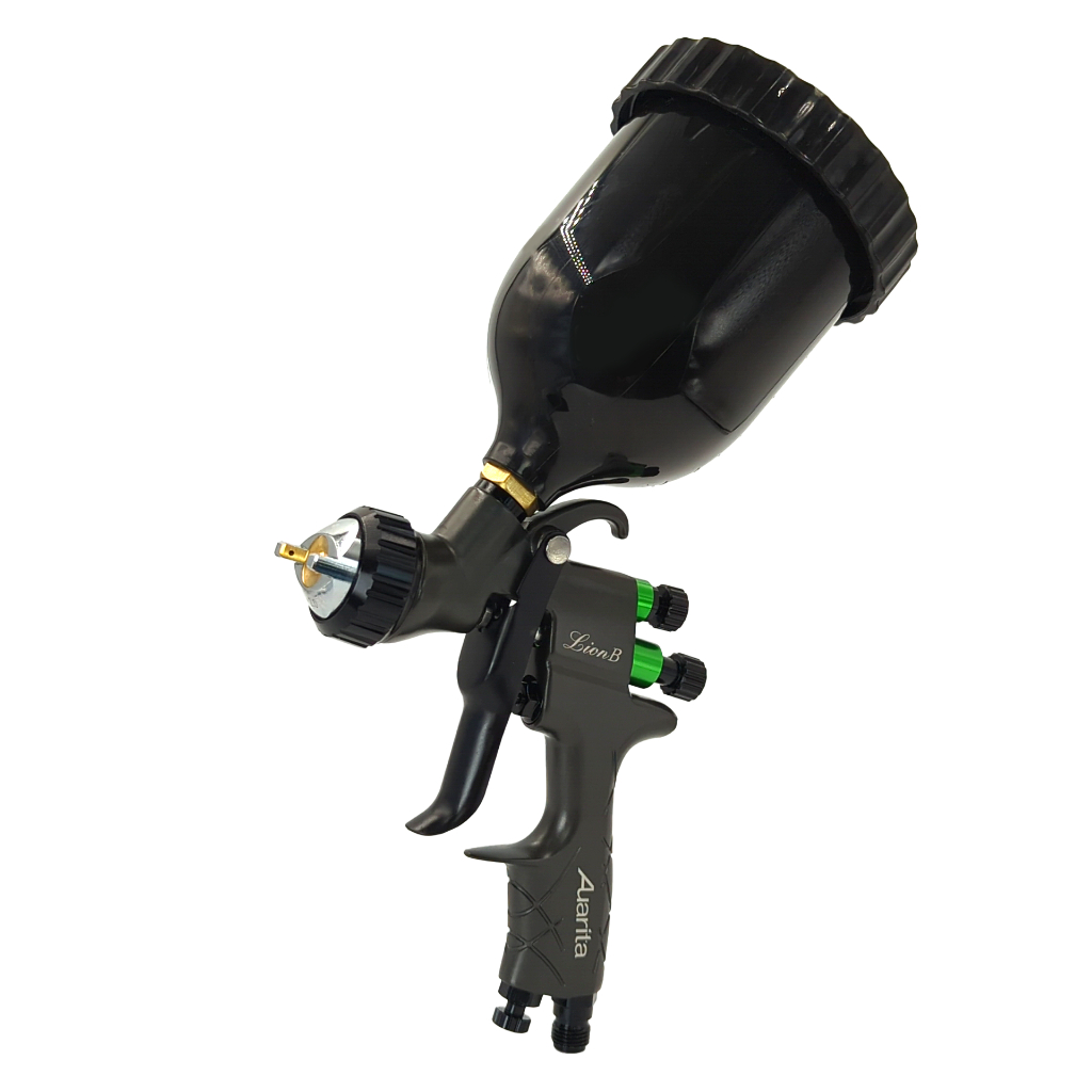 Auarita กาพ่นสี Lion B หัวเล็ก 1.3 1.5 2.0 มม. 600 ซีซี HVLP กาบน กาหงาย ขนาดเล็ก spray gun ออริต้า ราคา ถูกที่สุด ดีลบีเคเค แกลเลอรีภาพที่ 4