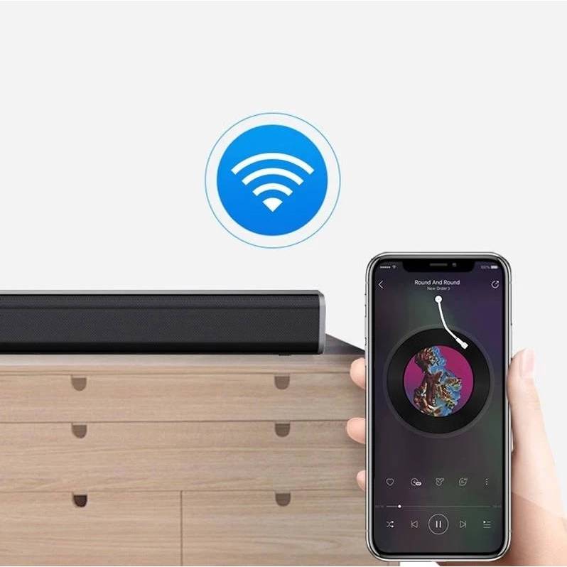ลำโพงซาวบาร์ Super Bass Soundbar บลูทูธ รองรับทุกการเชื่อมต่อ ลำโพงทีวี รองรับ TF/USB/AUX รับประกัน