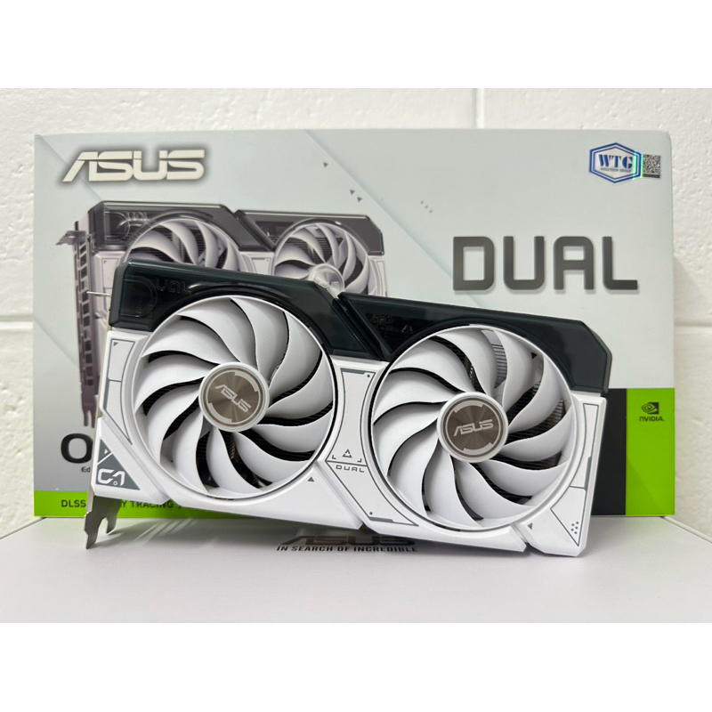 VGA ASUS DUAL RTX4060 WHITE OC EDITION 8GB (การ์ดจอมือสอง)