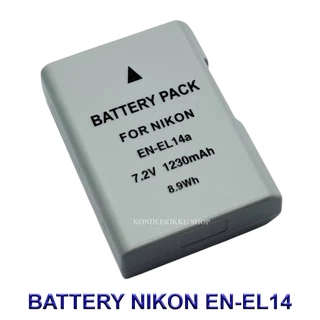 EN-EL14 \ EN-EL14a Battery and Charger For Nikon D3100,D3200,D3300,D3400,D3500,D5100,D5200,D5300,D5500,D5600,P7700,P7800