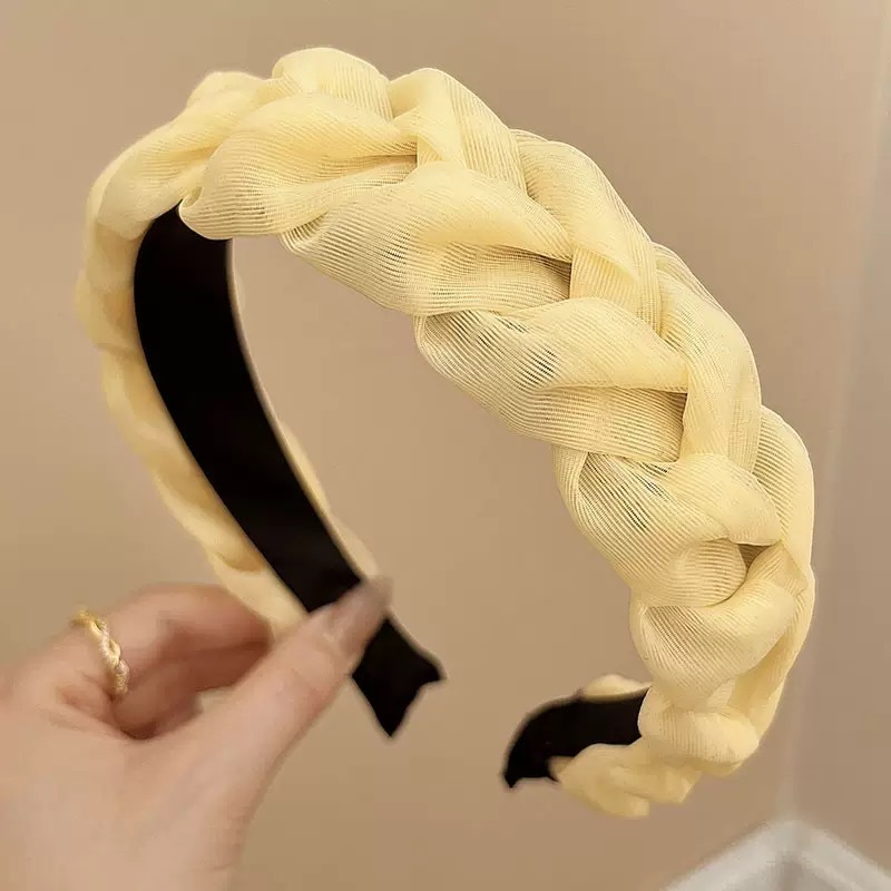 Cicishop(Y499) ที่คาดผมสีเหลือง ลวดลายน่ารักสดใส มีหลายแบบ ใส่แมทช์ได้หลายลุคหลายสไตล์ - รูปที่ 5