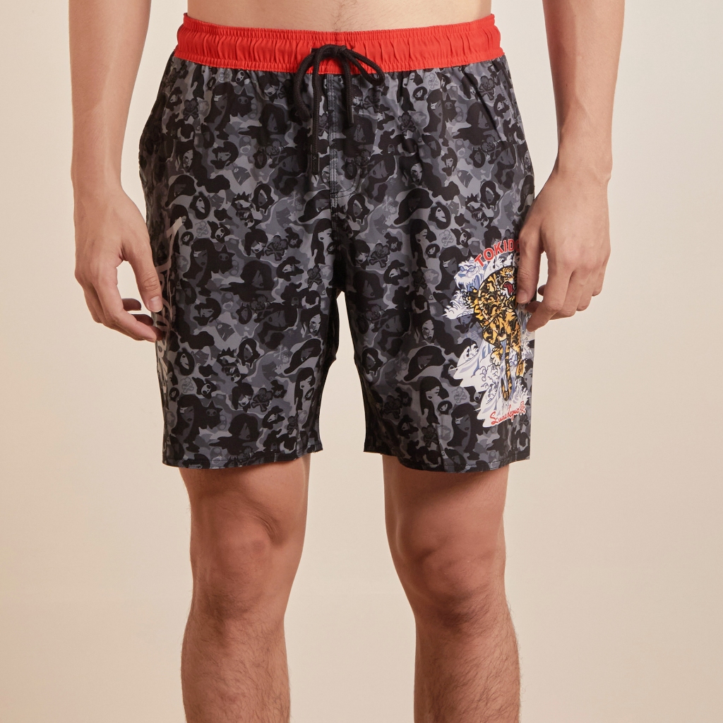 TOKIDOKI กางเกงชายหาด UENO UNDERGROUND TRUNKS