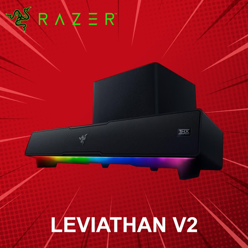 ซาวด์บาร์เกมมิ่ง Razer Leviathan V2 ประกันศูนย์ 1 ปี