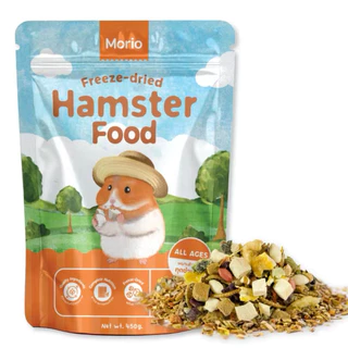 (ขนาดทดลอง) อาหารหนูแฮมสเตอร์ Morio Hamster food สูตรทะเล และสูตรฟรีซดราย