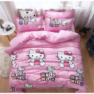 ชุดเครื่องนอน ชุดผ้าปูที่นอนครบเซ็ต(ผ้าปู+ผ้านวม)พร้อมส่งมีบริการเก็บปลายทาง