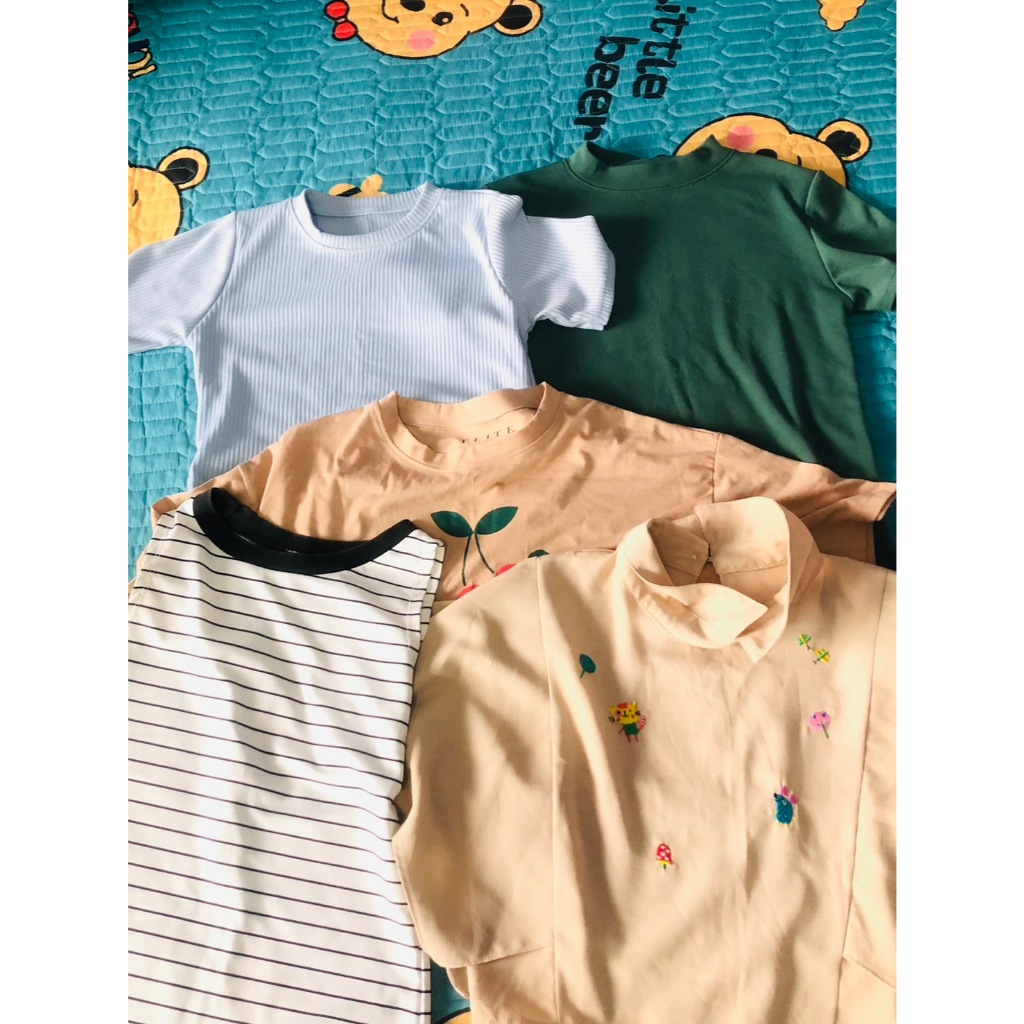 Sale ! เสื้อยืด เสื้อครอป เสื้อแฟชั่น (มือสองสภาพใหม่) พร้อมส่ง