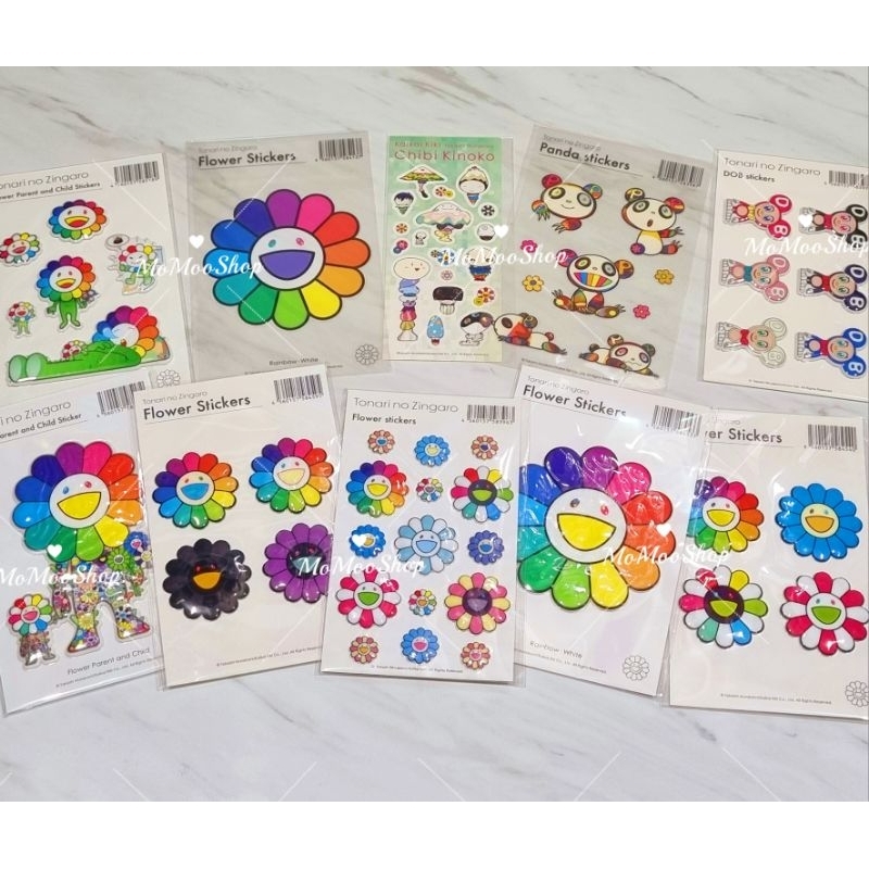 ✨️แท้🇯🇵/พร้อมส่ง🌈) Murakami Sticker🌟🌟🌟สติ๊กเกอร์ พร้อมส่ง