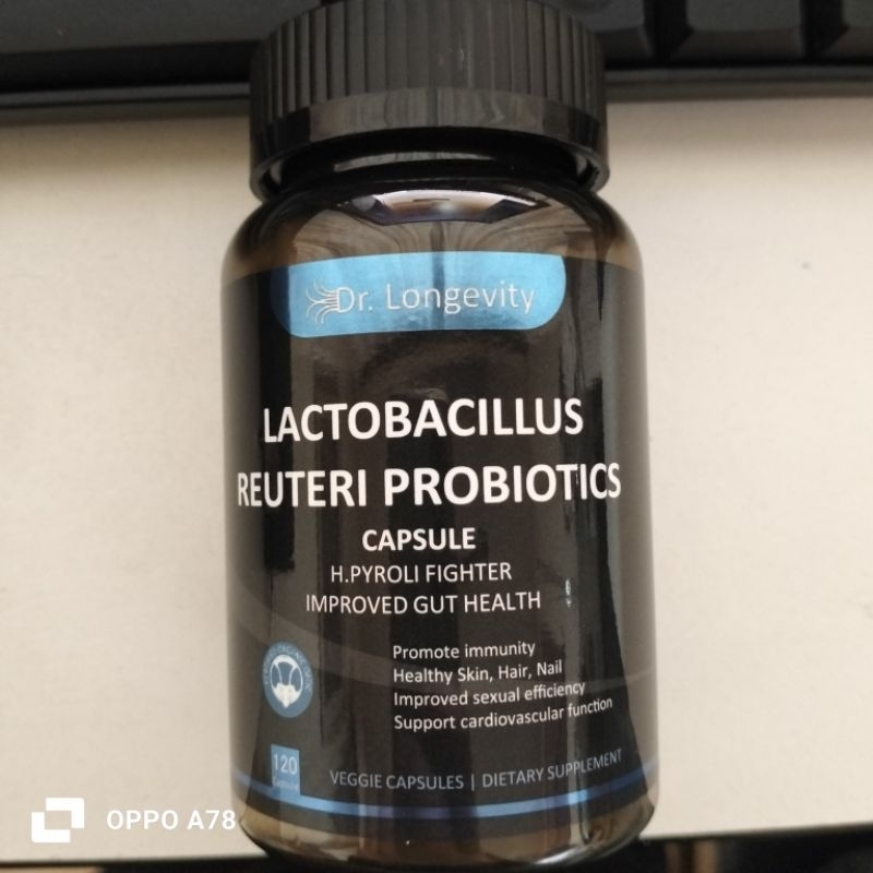 Lactobacillus Reuteri, H Pylori protection, 20 billions,120 capsules
