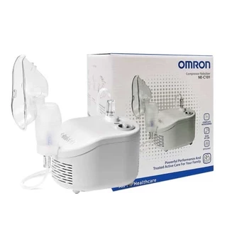เครื่องพ่นยา Omron รุ่น NE-C101 เครื่องพ่นละอองยา ขยายหลอดลม รับประกันศูนย์ไทย 2 ปี