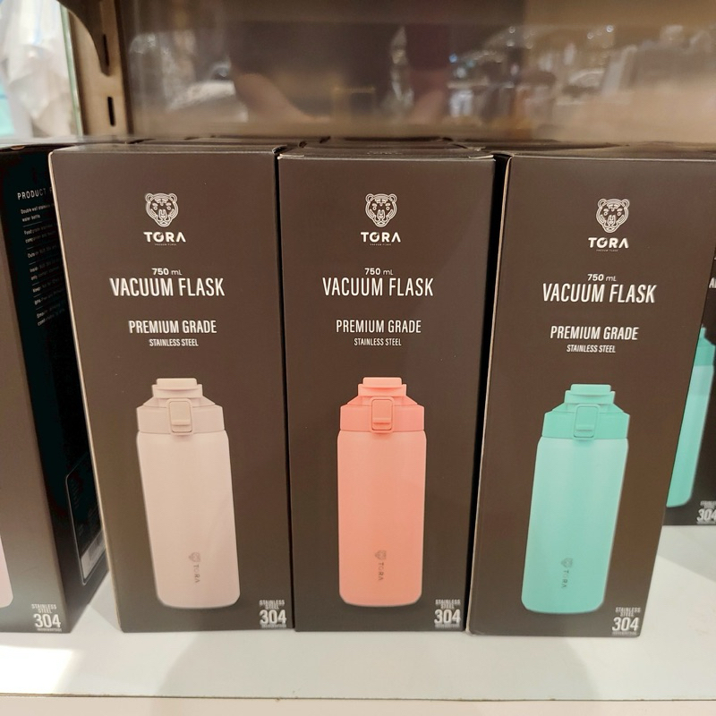 Tora - แก้วน้ำสุญญากาศ กระบอกน้ำเก็บความเย็น ขนาด 750 ml แบรนด์แท้ 100%