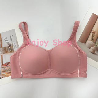 Anny W9602 เสื้อในทรงสปอร์ต คัพ C-D size 38-50" ไม่มีโครง 3 ตะขอ ฟองบาง เก็บเนื้อข้างดี