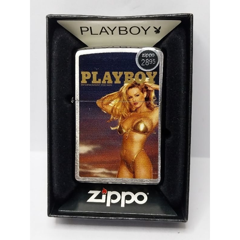 Zippo  200 PLAYBOY  ปี 2012  พร้อมกล่อง #สินค้าใหม่เก่าเก็บยังไม่ผ่านการใช้งาน Made in USA