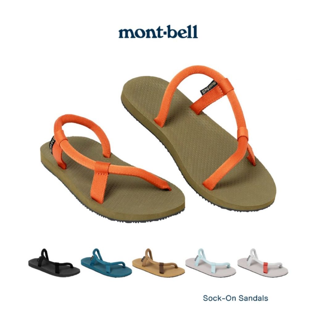 Montbell 2024 รองเท้าแตะแบบสวม รุ่น 1129715 Sock-On Sandals