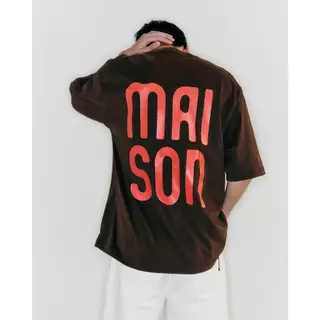 maison KEEPS | The Oversized Ink Logo Tee | Unisex | เสื้อยืด ทรง oversized ผ้านุ่มพิเศษ | มีให้เลือก 5 Size