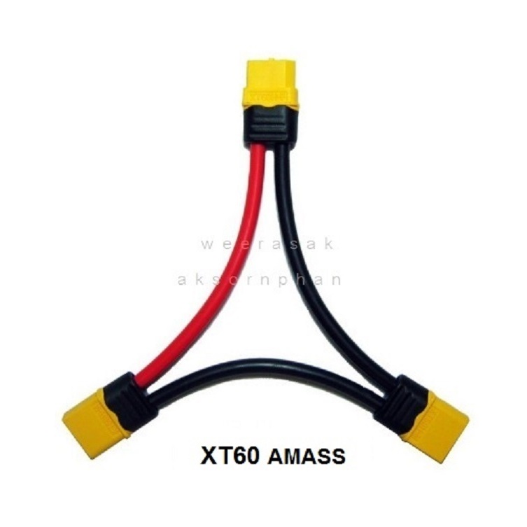 [[ส่งจากไทย]]  XT60/XT90 Amass Serial Connector Plugs  หัวต่อสำหรับอนุกรมแบตเตอรี่ (เพิ่มโวลท์)