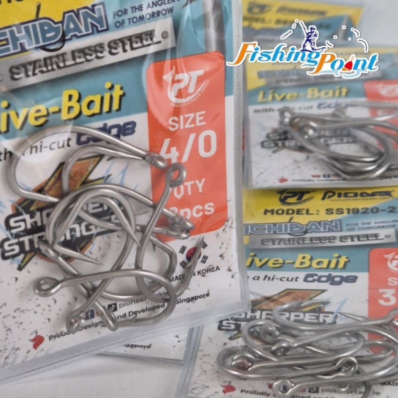 เบ็ดสเตนเลสไพโอเนียร์ เบ็ด stainless pioneer model SS1920-2x