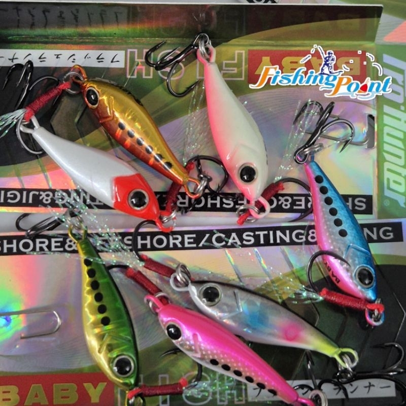 เหยื่อจิ๊ก PRO-HUNTER รุ่น Baby fish ตัวเบ็ดพร้อมใช้งาน