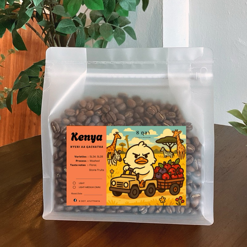 8 OCTOBER l เมล็ดกาแฟคั่ว Kenya Nyeri AA