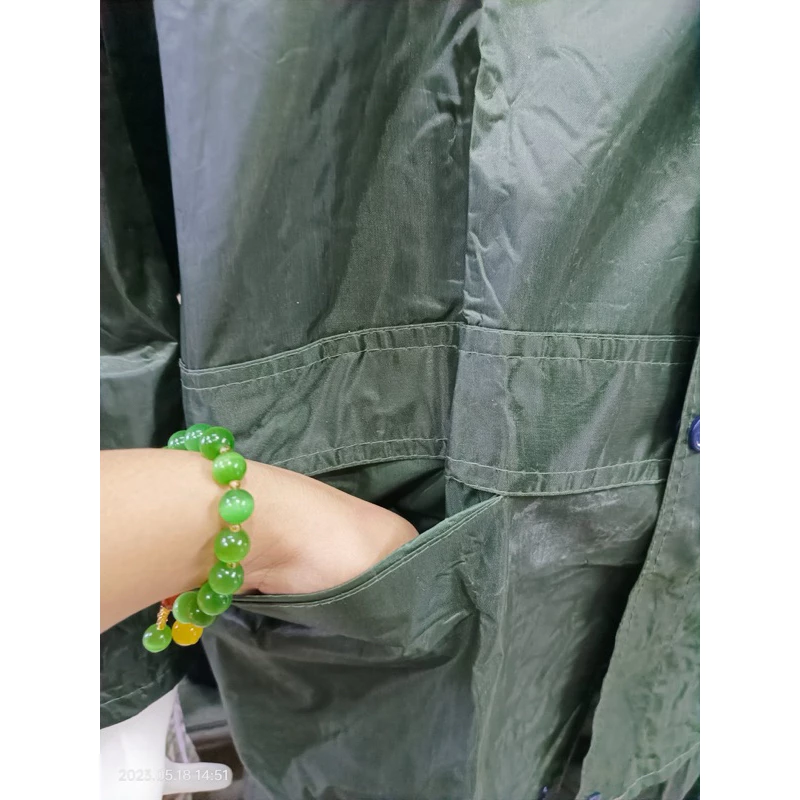 ชุดกันฝนเสื้อและกางเกง ผ้า PVC มีฮูดในตัว thumbnail 4
