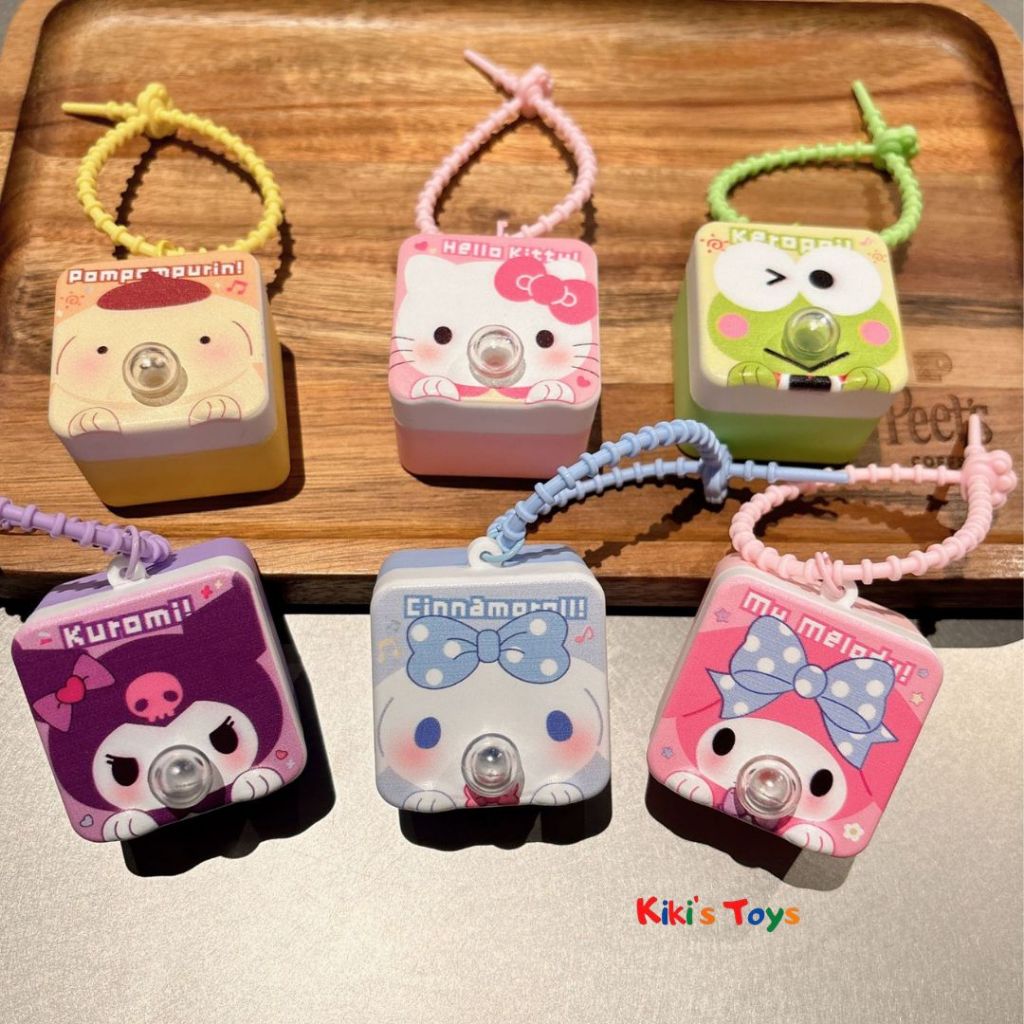พร้อมส่ง พวงกุญแจซานริโอ พวงกุญแจบีบได้ รูปที่ 4