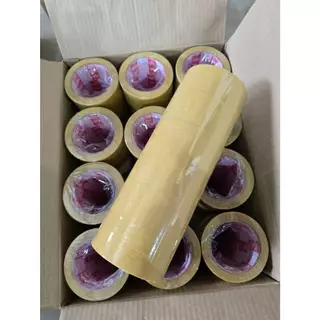 6 ม้วน เทปใส เทปสีน้ำตาล ราคาโรงงาน ขอใบกำกับภาษีได้ เทปปิดกล่อง เทปกาว 2 นิ้ว หนา38/42/50 เทป OPP