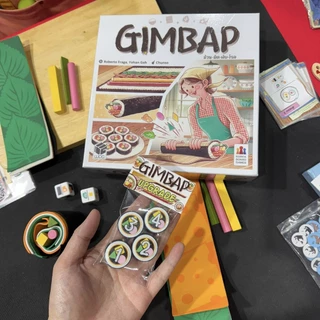 [สินค้าขายดี] Gimbap คิมบับ ม้วน-มัด-พับ-โรล [ยอดขายกว่า 420 กล่อง] ภาษาไทย [TH] เกม WDG [Boardgame]