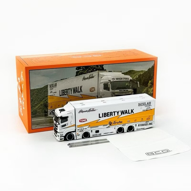 🔹LBWK LB-Truck Mitsubishi Fuso Limited 999pcs. Scale 1:64 ยี่ห้อ GCD