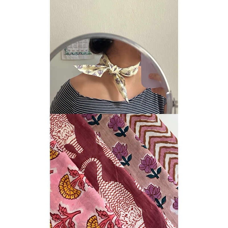 Carry On | ผ้าเช็ดหน้า ผ้าโพกหัว ผ้าโพกผม ผ้าอินเดีย bandana