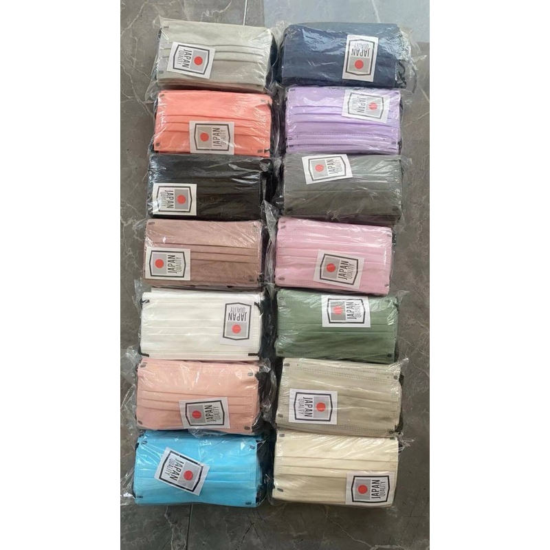 แมสญี่ปุ่นดำหน้าขาวหลัง ขายส่งยกลัง 50 ห่อ 899บาท