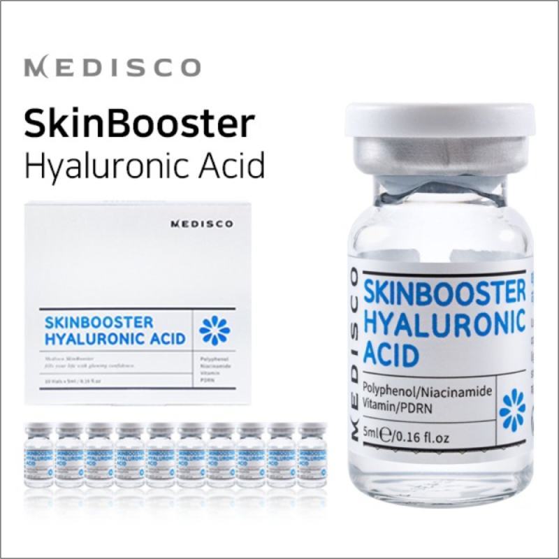 NEW! MEDISCO Hyaluronic Acid Ampoule Booster สูตรไฮยาลูโรนิคเอซิด สำหรับช่วยเติมความชุ่มชื้นและลดริ้วรอย (แบ่งขาย 1 ขวด)