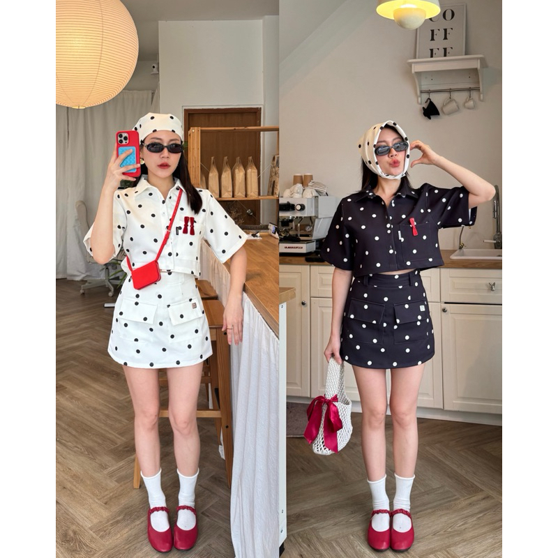 LAYLA TOP ได้เฉพาะเสื้อครอปแขนสั้น 3 ไซซ์ งานตัด THESUNCO