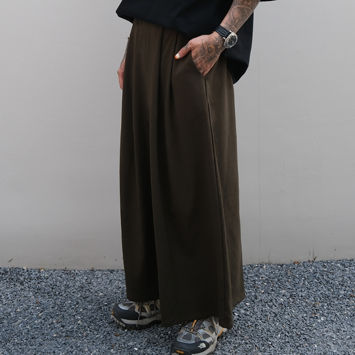 SNOWKILLER • Premium Skirt Pants • กางเกงขายาว ทรงกระโปรง ขากระบอกกว้าง ผ้าญี่ปุ่นเกรดพรีเมี่ยม