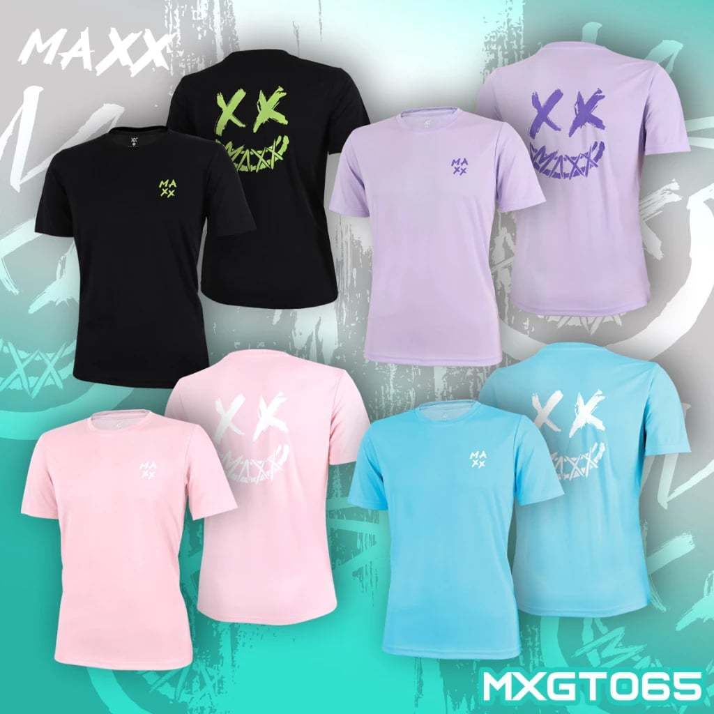 เสื้อแบดมินตัน MAXX Shirt MXGT065 เสื้อออกกำลังกาย (สินค้าลิขสิทธิ์แท้ 100%)