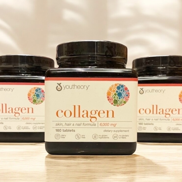 🔥🔥Exp.10/2027 (160 เม็ด) Youtheory Collagen Advanced Formula และ Vitamin C