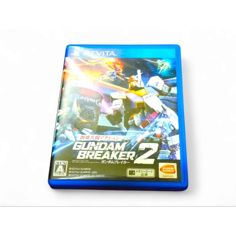 ( ร้านไทย 🇹🇭 พร้อมส่ง ) แผ่นเกมส์ PS VITA - GUNDAM BREAKER 2